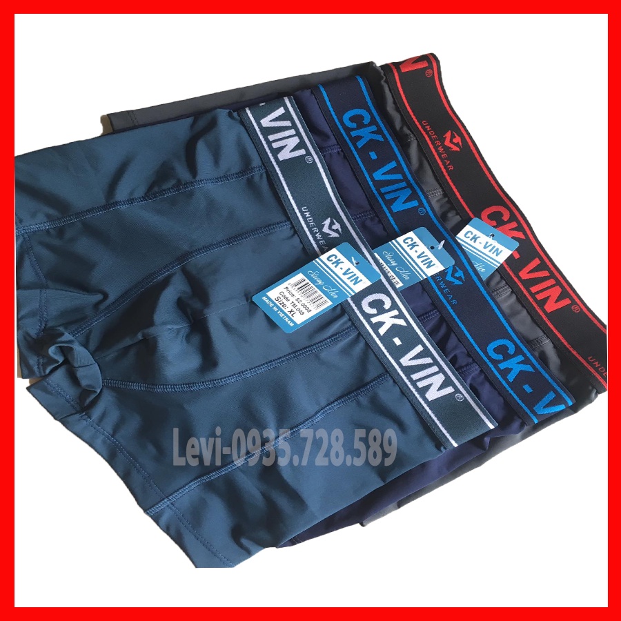 [03 Cái] Combo 03 Quần sịp đùi  CK- VIN - Hàng Việt Nam Cao Cấp, Chất thun lạnh, co giãn 4 chiều, Kháng khuẩn