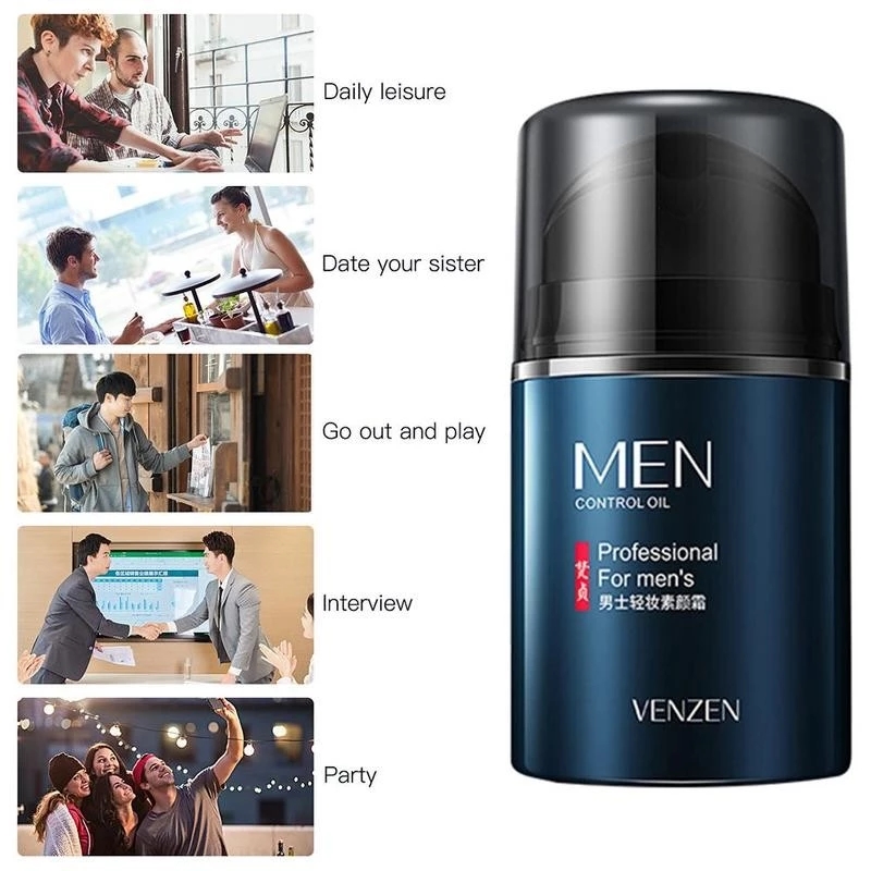 Men's Nourishing Makeup Concealer BB Isolation Cream/Brightens Long Lasting Natural Nude/Waterproof Hydrating Makeup Face Foundation | BigBuy360 - bigbuy360.vn