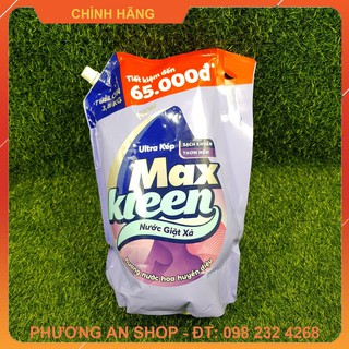 Nước giặt xả MaxKleen túi 3,8kg