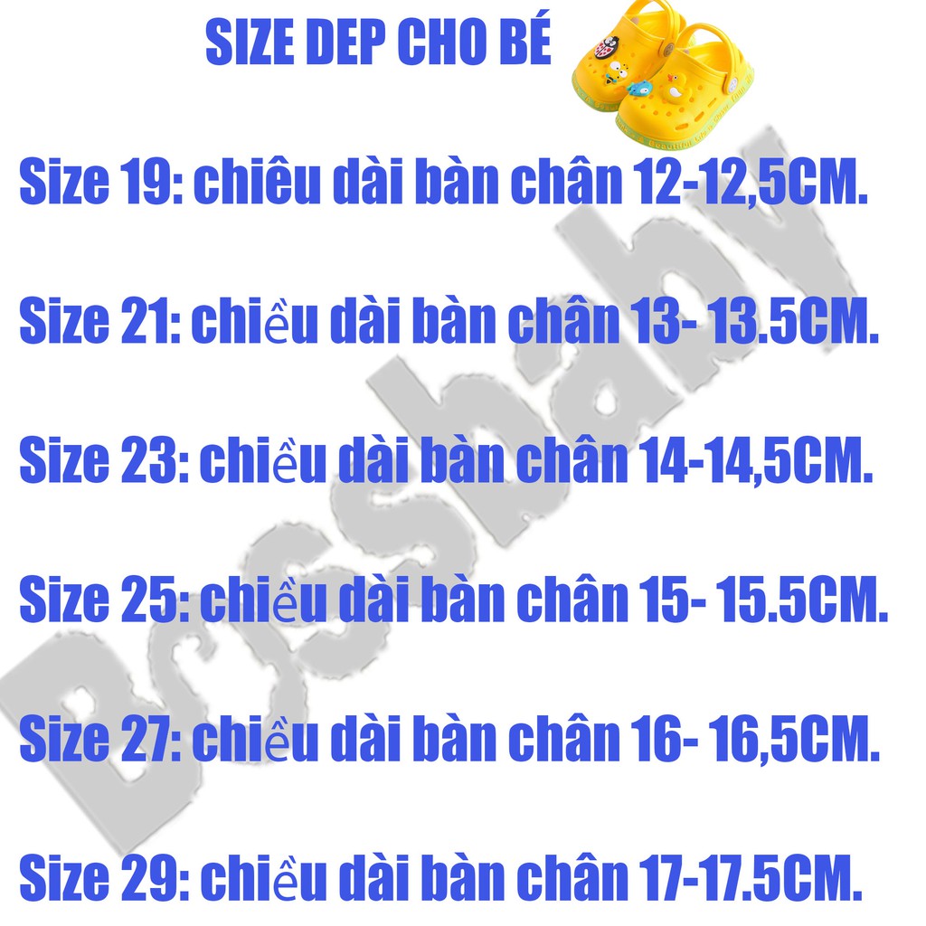 ( GIÁ RẺ ) Dép trai,bé gái,dép đế mềm chống trơn trượt,dép lỗ giày hình VỊT,CÁ,ONG,BỌ ,mang trong nhà va ngoai sân.