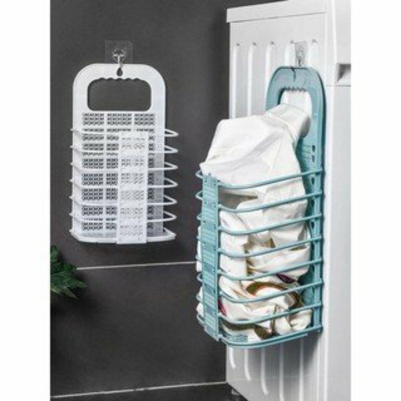 Giỏ đựng đồ, quần áo treo tường gấp gọn Việt Nhật
