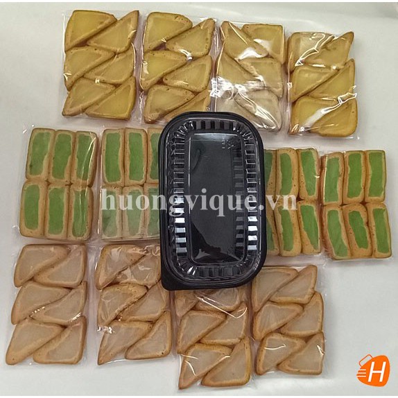 Bánh Xà Lam Bách Vị -  Hộp 18 Cái 2 Loại Nhân Riêng Biệt - Đặc Sản Bến Tre