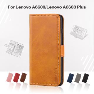 Bao da điện thoại từ tính dạng ví cho Lenovo A6600