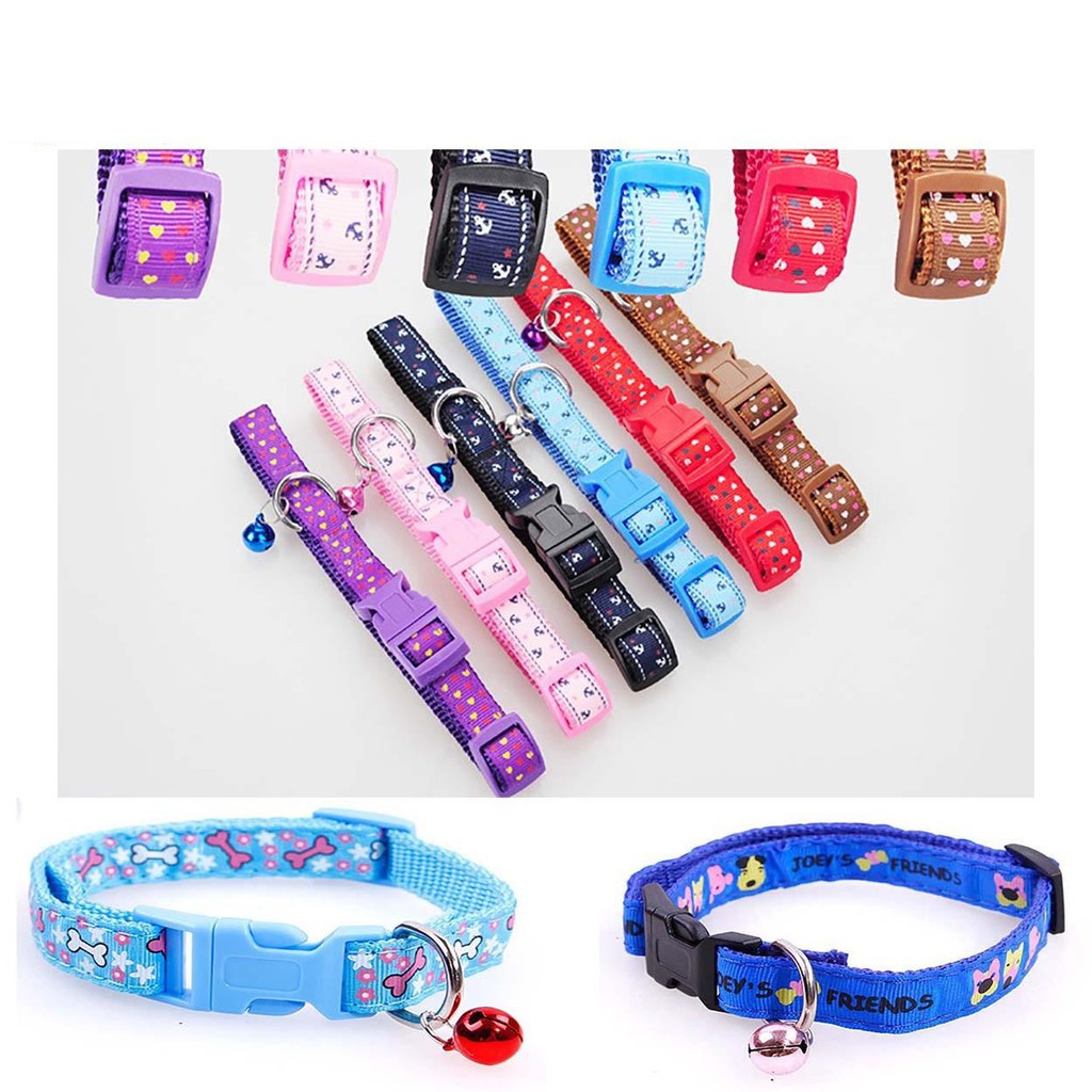HN- Vòng cổ chó vải dù Size 1.5 cho chó nhỏ 3- 7kg (hanpet 318)