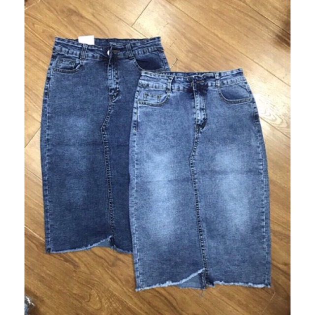 Chân váy bò dài -CV6825, 6826