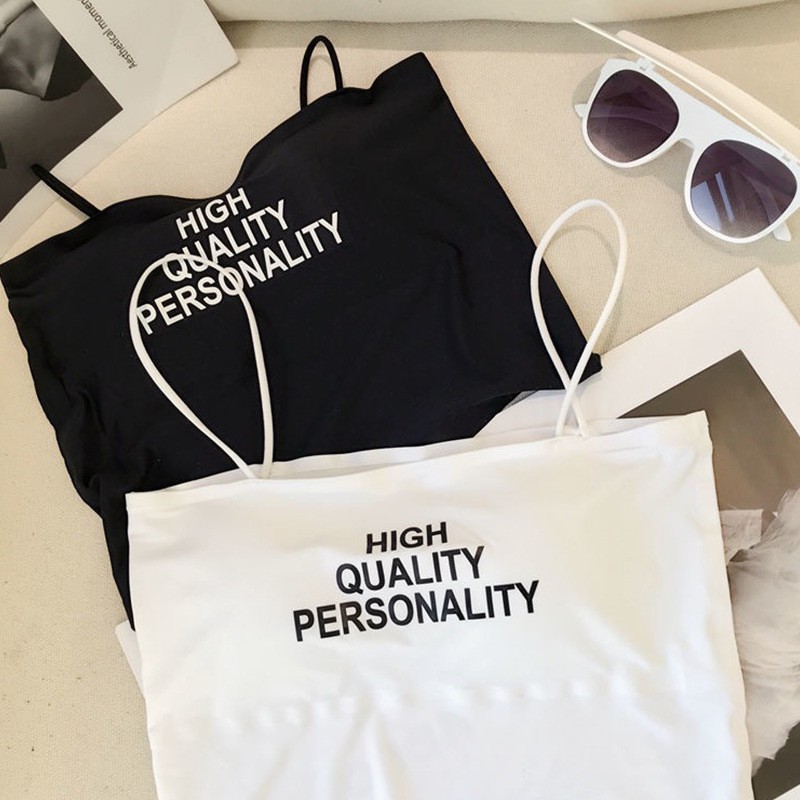 Áo Bra 2 Dây - Áo Croptop Kèm Mút Ôm Body - Bra Nữ Chất Liệu Su Trơn B1707