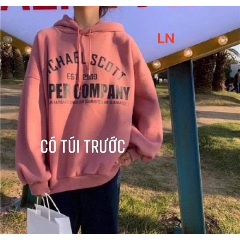 Áo hoodie chữ Michael TH6