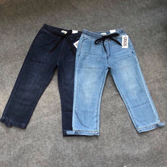 Quần jeans lửng cạp chun A*so*s
