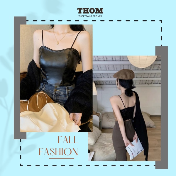 Áo Hai Dây Da Thời Trang THOM Cao Cấp | BigBuy360 - bigbuy360.vn