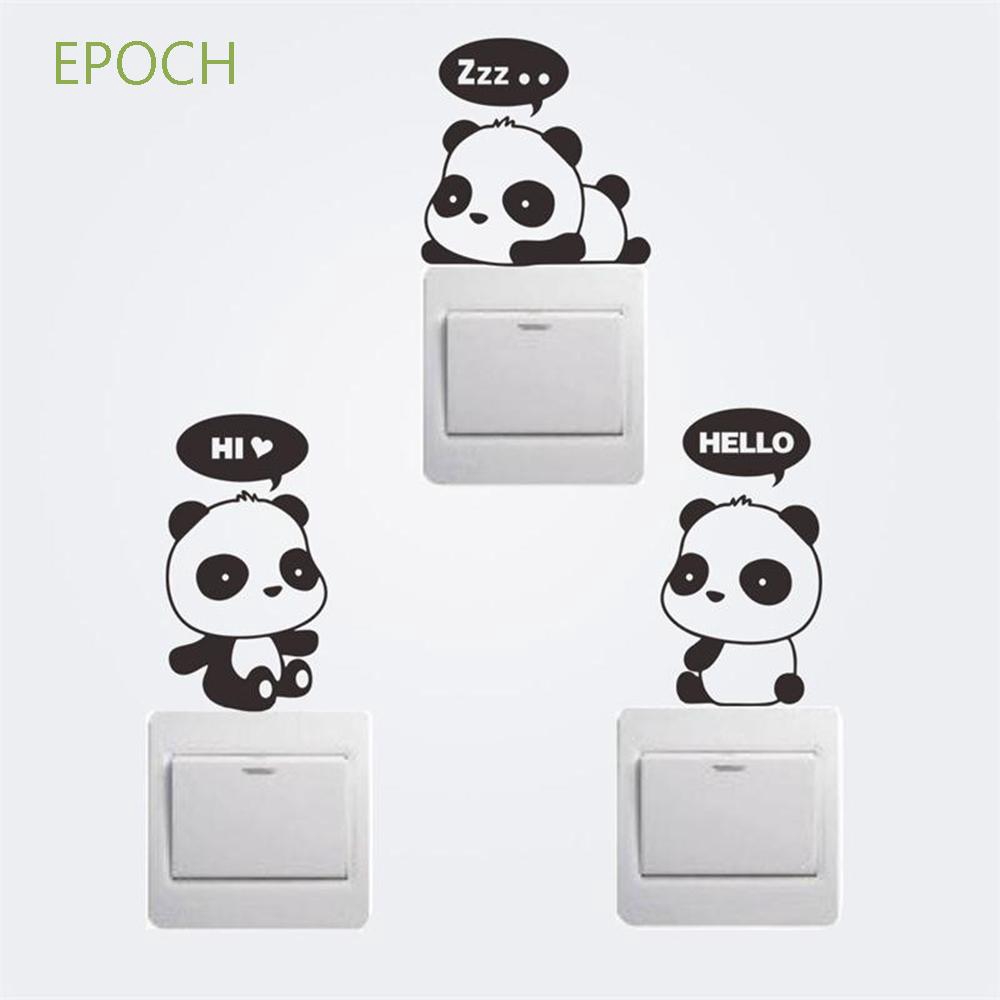 Hình dán trang trí công tắc họa tiết cún mèo đang ngủ dễ tháo gỡ tiện dụng