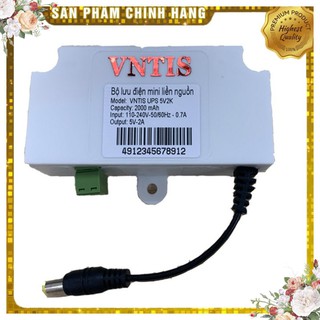 Bộ lưu điện mini liền nguồn VNTIS 5v-2A |bộ lưu điện|bộ lưu điện camera|bộ lưu điện ups|bo luu dien