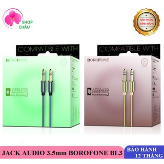 Cáp âm thanh 3.5mm borofone bl3 1m chính hãng - cáp aux audio