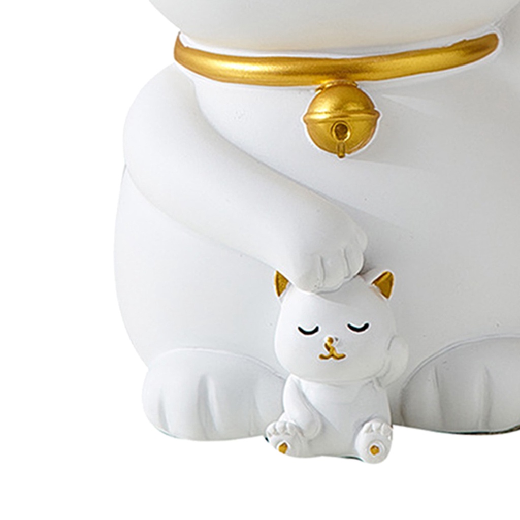 Khay đựng tượng hình chú mèo dễ thương dùng trang trí nhà cửa