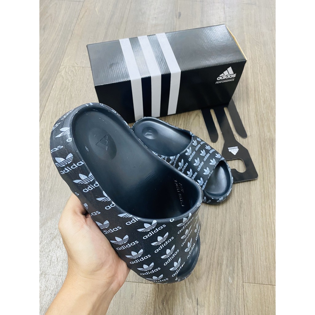 Dép adidas yz slide nữ - đen