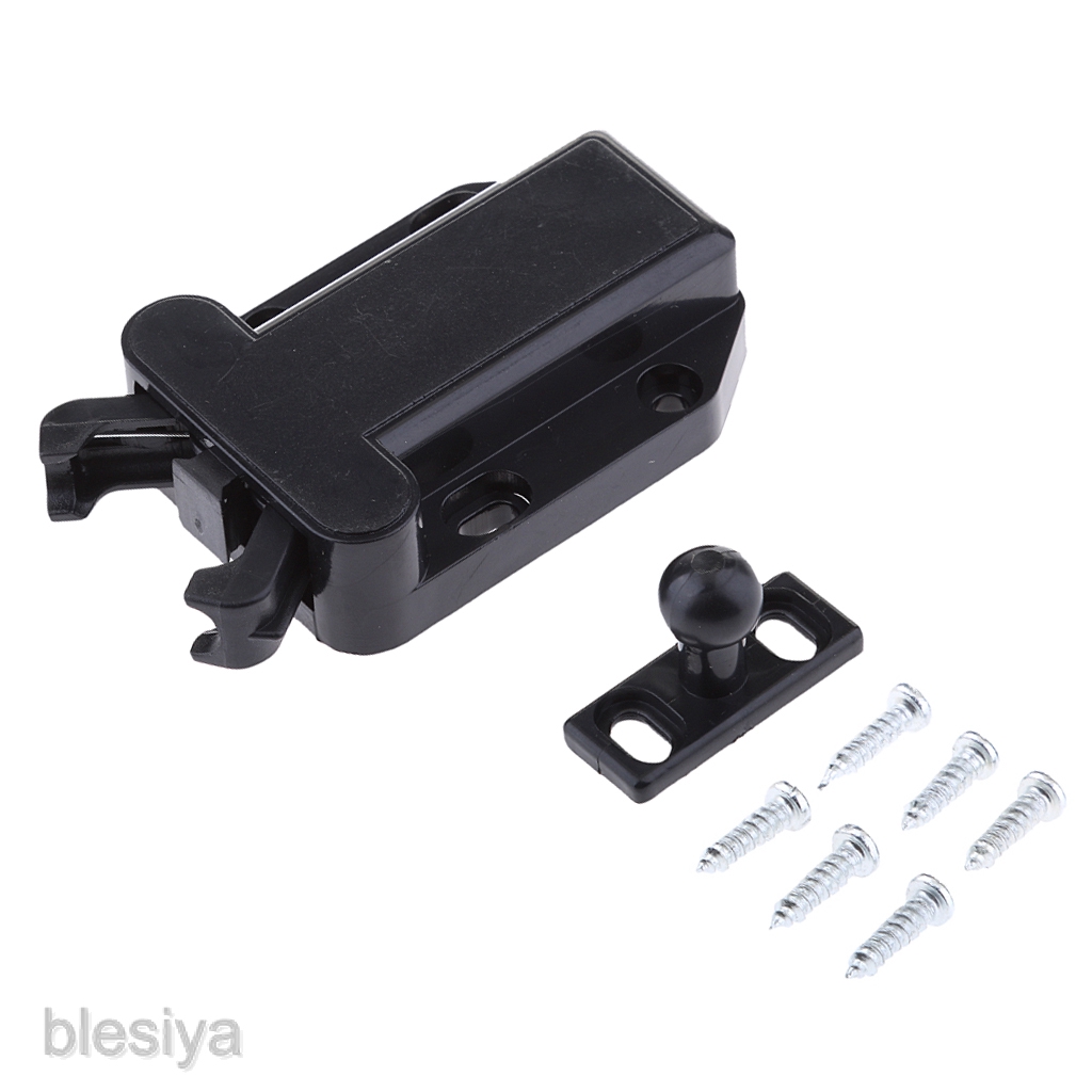 [Blesiya] Chốt Cửa Tủ Từ Tính Màu Đen