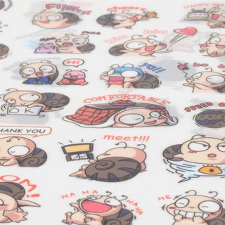 Set 6 tấm Sticker bé ốc dễ thương