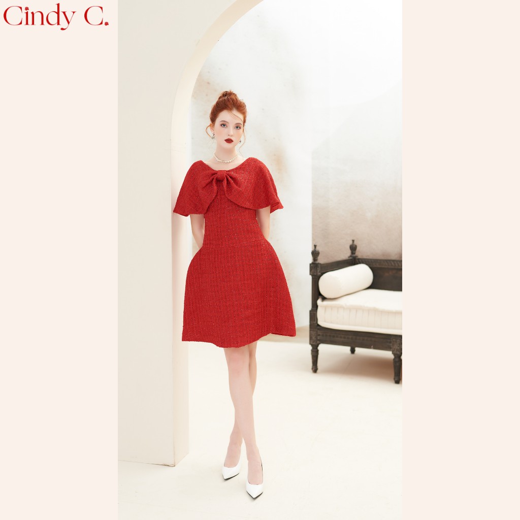 Váy Luv Dress CINDY C chất dạ Tweed 799