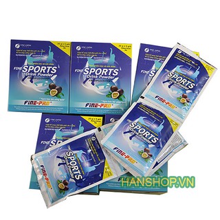 Thực phẩm bổ sung bù nước và chất điện giải Fine Sports Drink Powder - Fine Japan - Hộp 25g*5 gói
