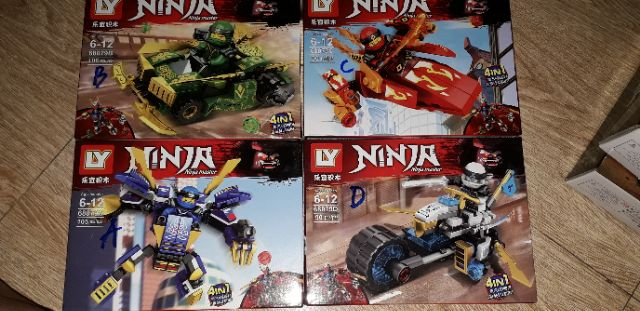Lắp ráp 1 hộp LegoNinjago master 68079