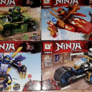 Lắp ráp 1 hộp LegoNinjago master 68079