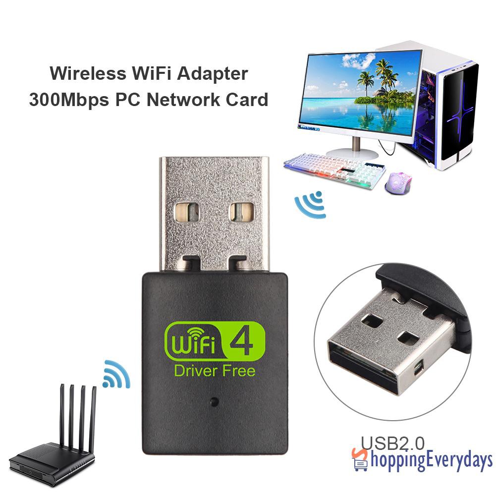 SV Thiết Bị Thu Phát Wifi Không Dây 300mbps Pc 2.4g Usb