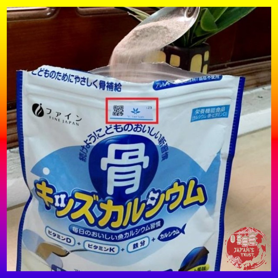 Bột Canxi cá tuyết Nhật Bản hỗ trợ tăng chiều cao cho bé - Bột Bone's Calcium for kids túi 140g bổ sung canxi | Thế Giới Skin Care