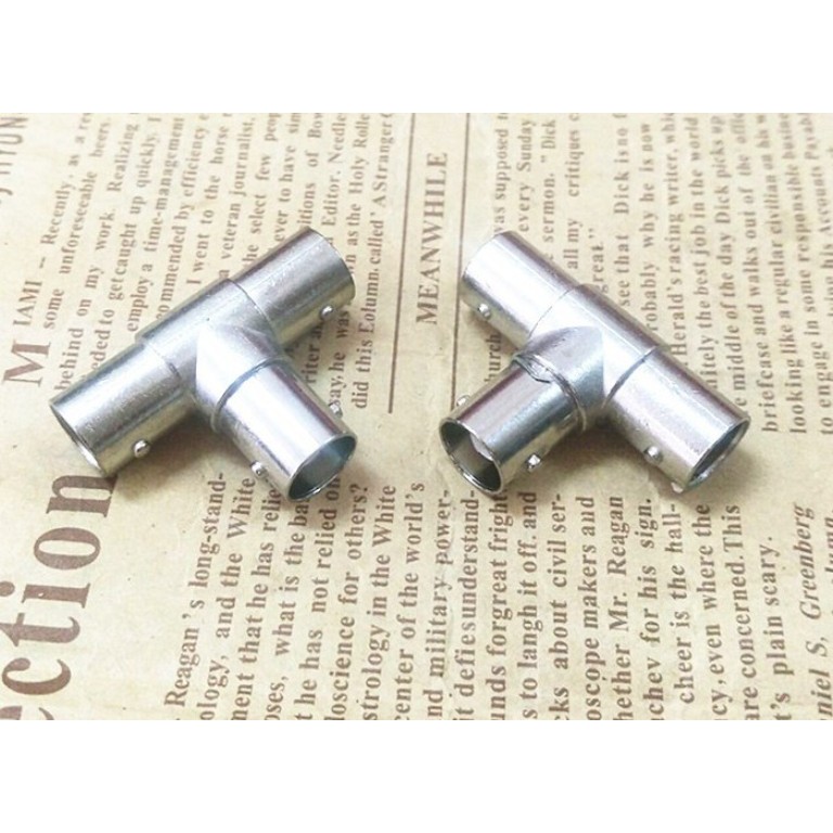 Đầu chia phân nhánh BNC Q9 chữ T 1 ra 2