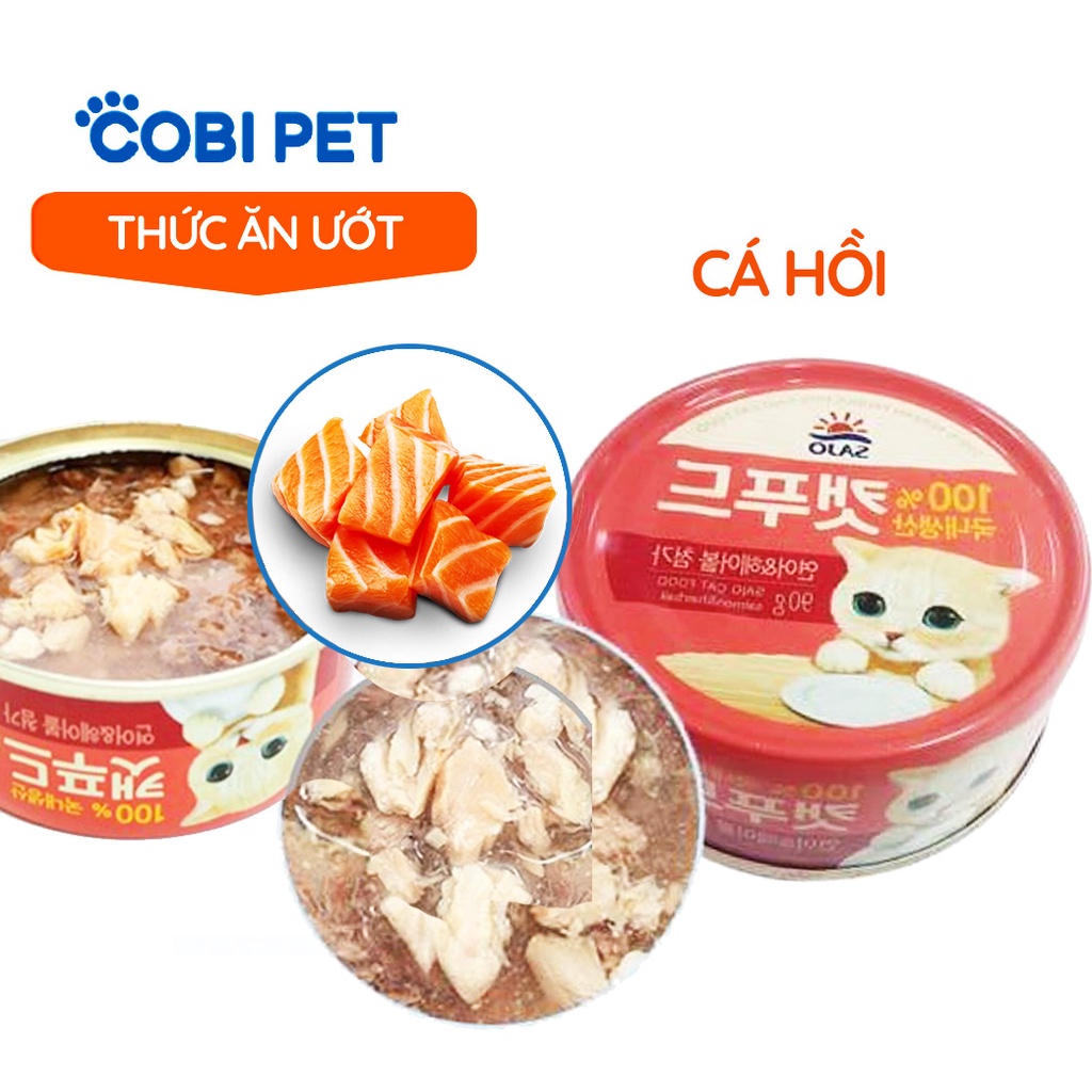 Pate Dinh Dưỡng Cho Mèo SAJO Nhiều Vị 90g