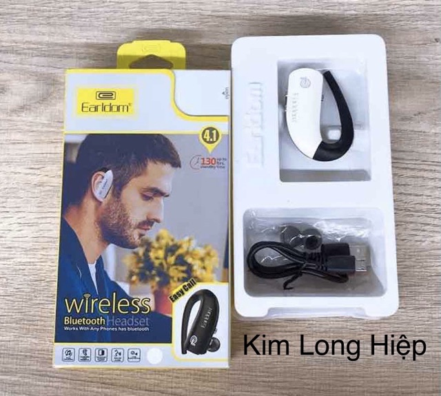 Tai nghe Bluetooth thể thao cá tính Earldom BH05, tai không dây pin siêu bền, chống ồn nghe nhạc cực hay KLH