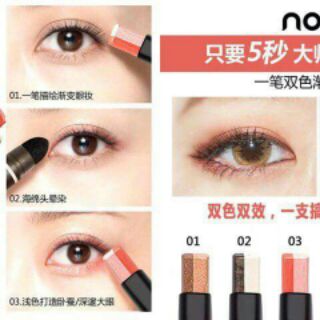 MÀU MẮT 2 ĐẦU NOVO