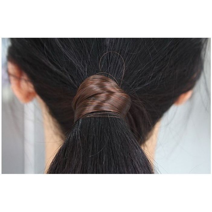 [3 Màu Tùy Chọn] Dây Chun Buộc Tóc Giả Tóc Hàn Quốc Siêu Hot Tóc Thật 99%! | BigBuy360 - bigbuy360.vn