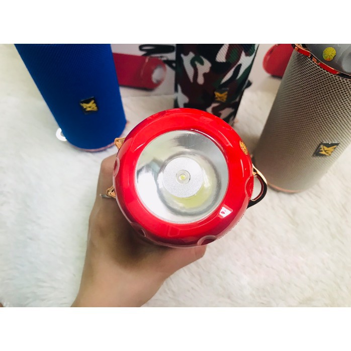 LOA BLUETOOTH KIÊM ĐÈN PIN SIÊU SÁNG AK-117 CÓ FM