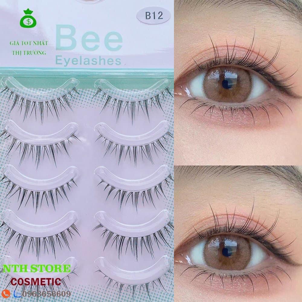 Mi gân trong Bee B12 siêu đẹp kết sợi đều, lông mi gân trong sêu hot