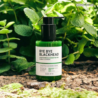 Sữa rửa mặt tiêu mụn đầu đen Some By Mi Bye Bye Blackhead 30 Days Miracle Green Tea Tox Bubble