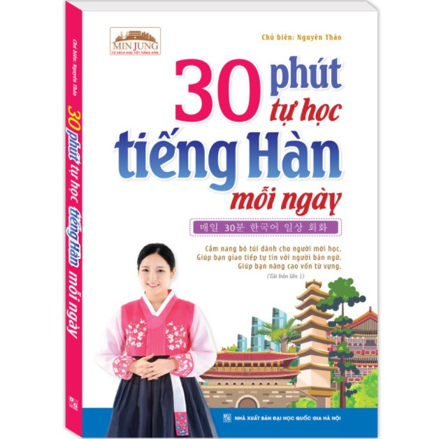 Sách - 30 phút tự học tiếng Hàn mỗi ngày( bìa mềm)
