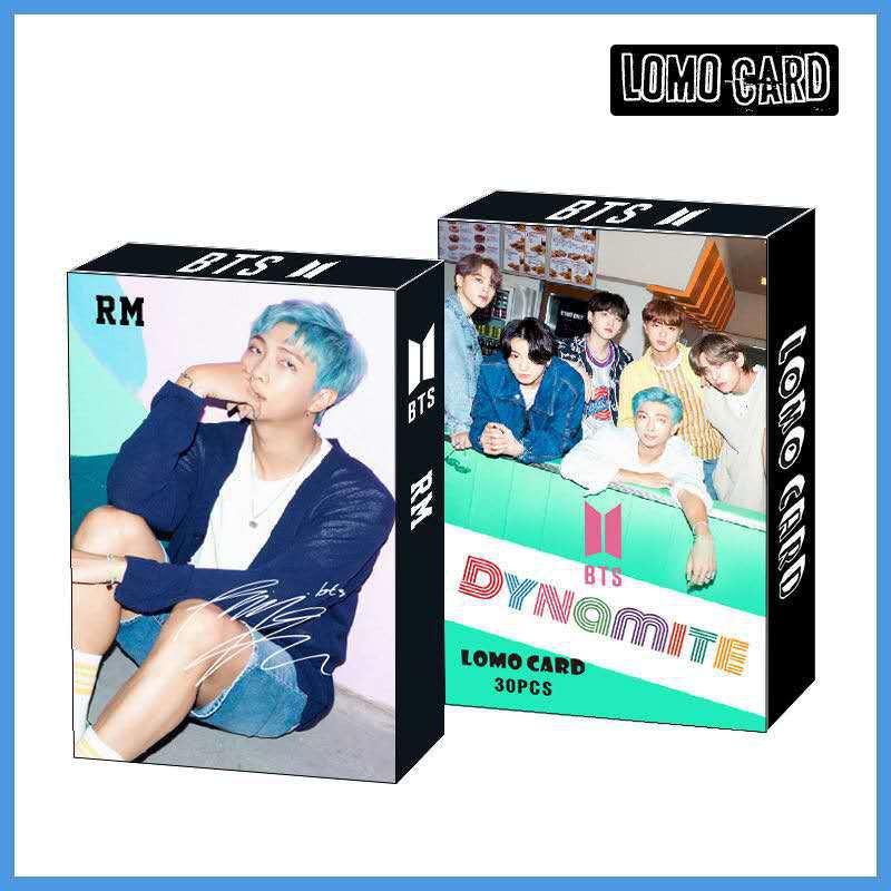 Hộp thẻ ảnh Lomo card BTS nhóm nhạc Kpop và lomo từng thành viên