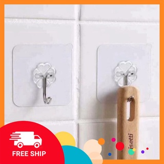 (LOẠI 1) Set 10 Móc dính treo tường siêu hít GDTA