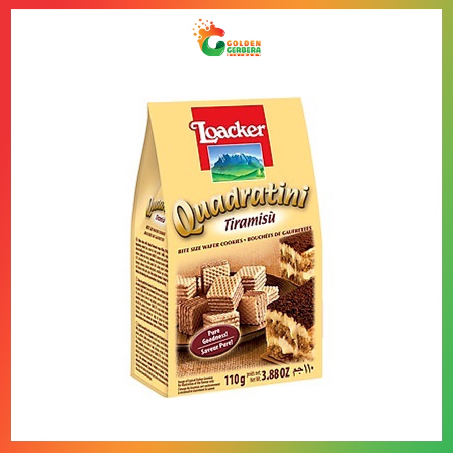 Bánh Xốp Quadratini Loacker 125g