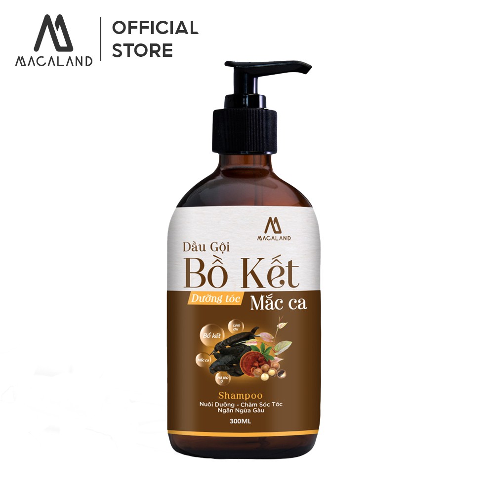 Dầu gội Bồ Kết Dưỡng Tóc Mắc Ca MACALAND dưỡng tóc chắc khỏe, kích thích mọc tóc hiệu quả | BigBuy360 - bigbuy360.vn