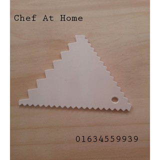 Miếng chà láng bánh kem tạo vân