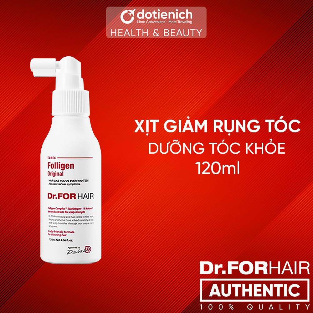 Serum dưỡng tóc Dr.FORHAIR giảm rụng tóc, tinh chất dưỡng tóc khỏe Dr For Hair Tonic