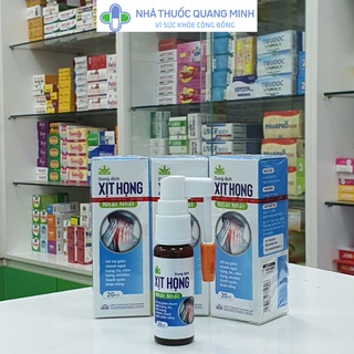 Dung dịch xịt họng Nhất Nhất 20ml