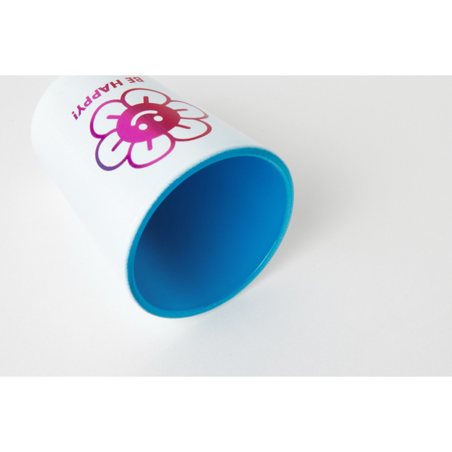 Ly Rượu Soju ARTBOX Hàn Quốc Màu Neon Màu Xanh Dương Trang Trí Hình Bông Hoa