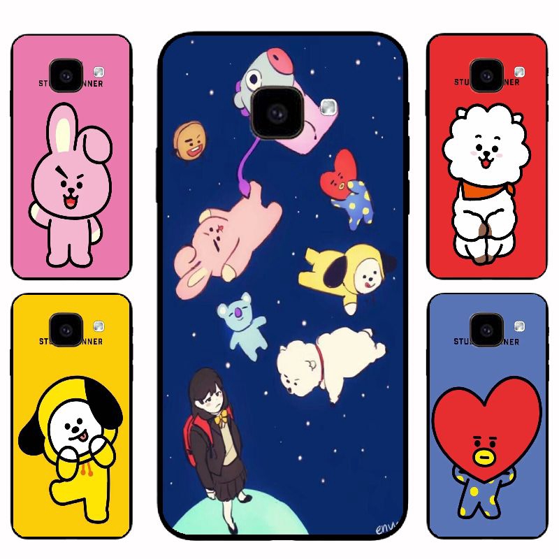 Ốp SAMSUNG J6+ J4+ A2 Core J5 J7 J3 J6 Prime J4 Core J7plus  J2 Core BTS BT21 Casing Soft Case Cover