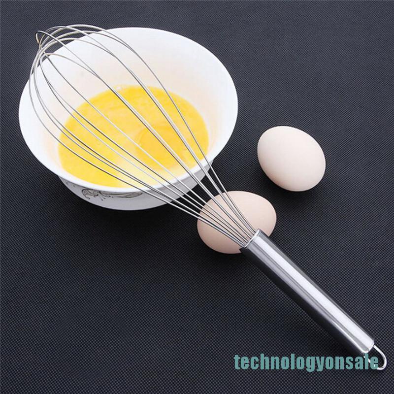 Dụng Cụ Đánh Trứng Bằng Thép Không Gỉ Mới (8 / 10 / 12)