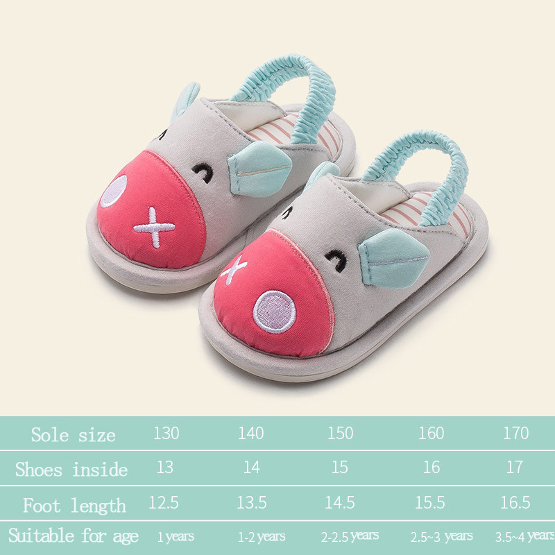 Sandal bít mũi đế mềm chống mài mòn họa tiết hoạt hình dễ thương cho bé từ 1-4 tuổi AYUER