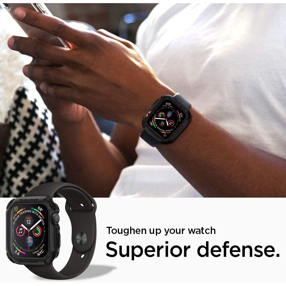 [Hàng Chính Hãng] Ốp Bảo Vệ Apple Watch Spigen Tough Armor Series SE/6/5/4 (44mm)