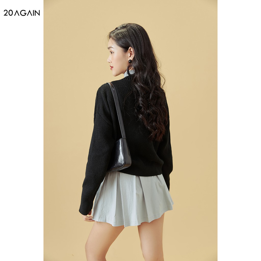 [Mã WABRAG99 giảm 10% đơn 99K] Áo len cardigan nữ dài tay 20AGAIN, chất len mịn, co giãn tốt KLA0055 | BigBuy360 - bigbuy360.vn