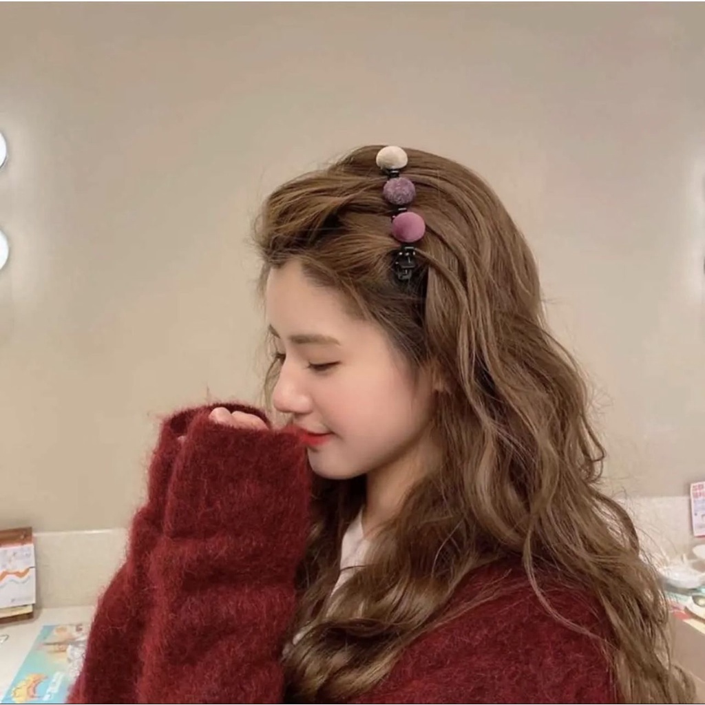 Kẹp tóc thiết kế kiểu bện nhiều màu sắc phong cách retro dành cho nữ XIANSTORE