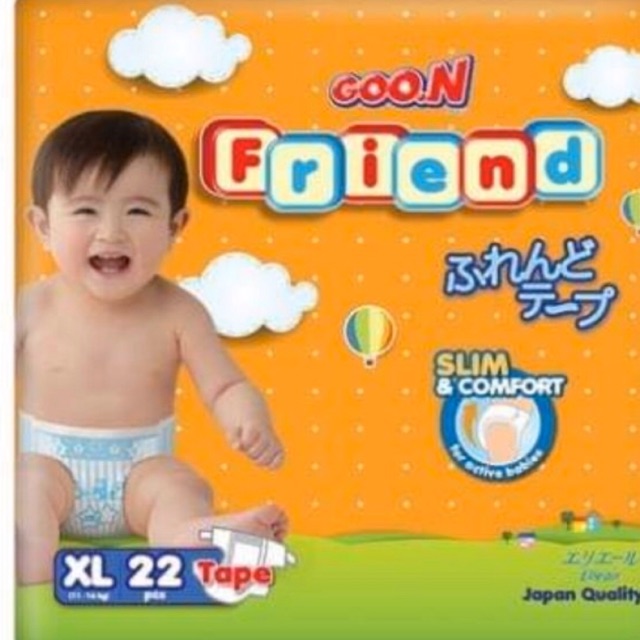 bỉm goon friend dán L24, xl22